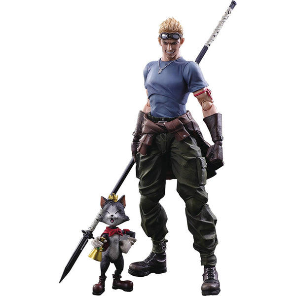 Cid Highwind & Cait Sith | Final Fantasy VII: Advent Children (FF7AC) | Play Arts Kai Action Figure | Square Enix | Woozy Moo