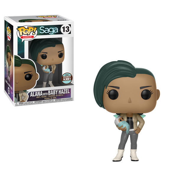 Alana with Baby Hazel (Specialty Series Exclusive) | Saga | POP! Comics Vinyl Figure 13 | Funko | Woozy Moo