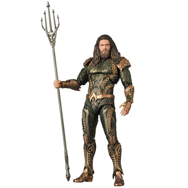 Aquaman (Jason Momoa as Arthur Curry) | Justice League (DC Extended Universe / DCEU) | MAFEX No. 061 (Miracle Action Figure EX) | Medicom | Woozy Moo