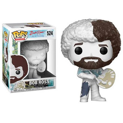 Bob Ross (Do-It-Yourself) EXCLUSIVE | The Joy of Painting | POP! Televsion Vinyl Figure 524 | Funko | Woozy Moo