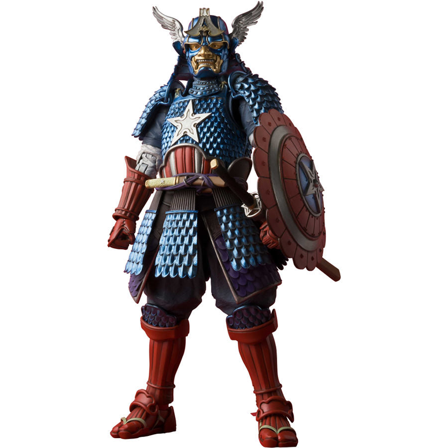 Samurai Captain America | Marvel | Meisho Manga Realization | Bandai Tamashii Nations | Woozy Moo