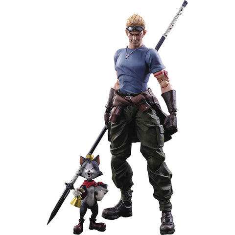 Cid Highwind & Cait Sith - Final Fantasy VII: Advent Children - Play Arts Kai