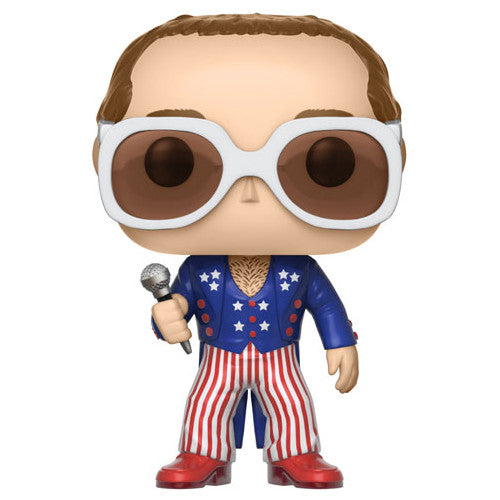 Elton John (RED WHITE BLUE) | POP! Rocks Vinyl Figure | Funko | Woozy Moo