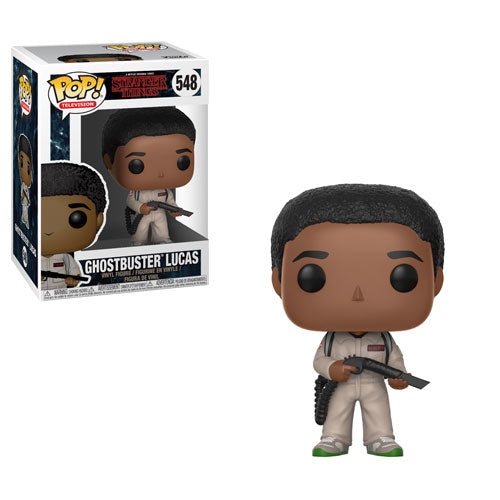 Ghostbuster Lucas Sinclair (Caleb McLaughlin) | Stranger Things (Netflix TV) | POP! Television Vinyl Figure 548 | Funko | Woozy Moo