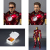 Iron Man Mark IV and Hall of Armor Set (Robert Downey Jr. as Tony Stark) | Marvel Cinematic Universe | S.H.Figuarts | Bandai Tamashii Nations | Woozy Moo