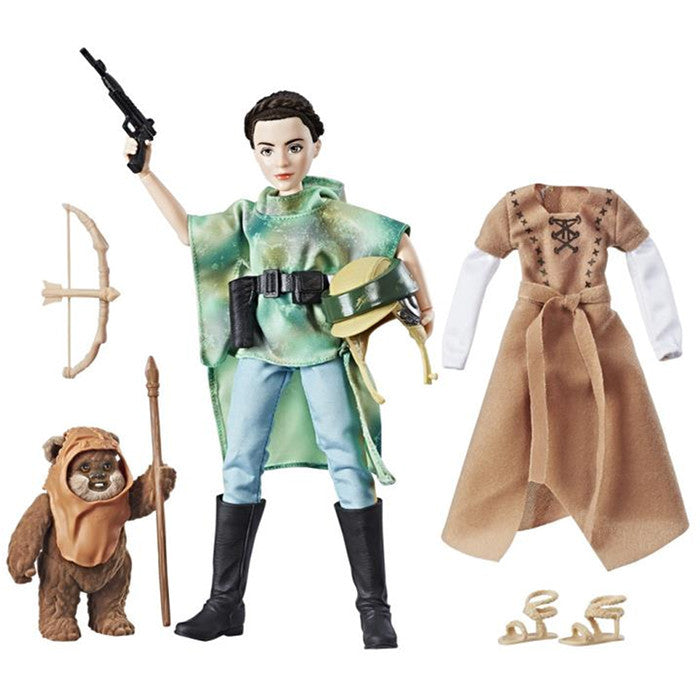 Princess Leia Organa & Wicket the Ewok | Star Wars: Forces of Destiny | Endor Adventure | Hasbro | Woozy Moo