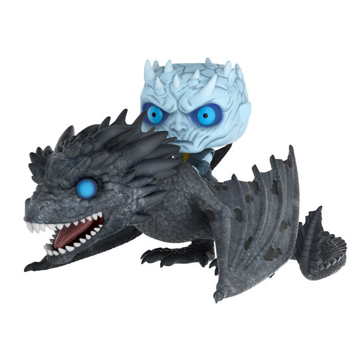 Night King on Dragon (Viserion) | Game of Thrones | POP! Rides Vinyl Figure | Funko | Woozy Moo