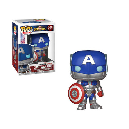 Civil Warrior | Marvel Contest of Champions | GamerVerse POP! Games Vinyl Figure 299 | Funko | Woozy Moo