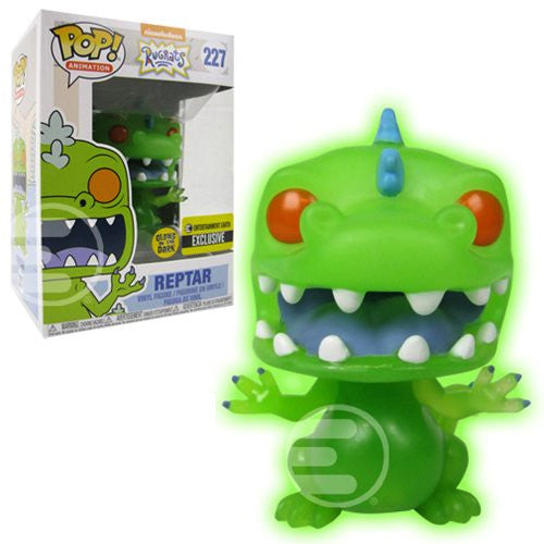 Reptar (Glows in the Dark, Exclusive) | Rugrats (Nickelodeon) | POP! Animation Vinyl Figure #227 | Funko | Woozy Moo