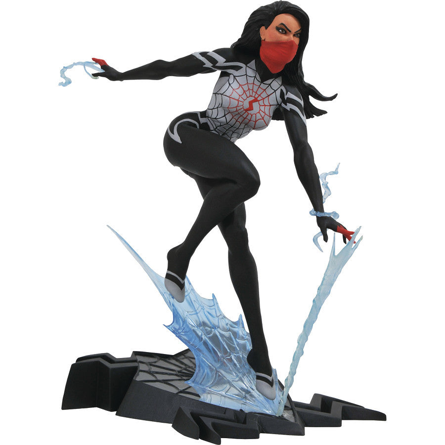 Silk (Cindy Moon) | Marvel Spider-verse | Gallery PVC Diorama Figure | Diamond Select Toys / Alejandro Pereira | Woozy Moo