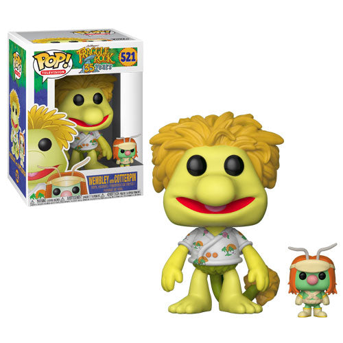 Wembley with Doozer | Fraggle Rock | POP! Television Vinyl Figure 521 | Funko | Woozy Moo