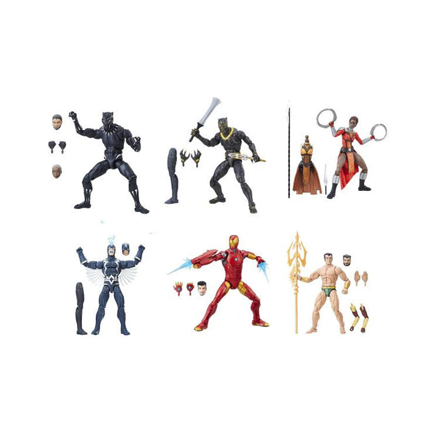 Black Panther Wave 1 (Okoye BAF) Marvel Legends 6" Action Figure Case of 6