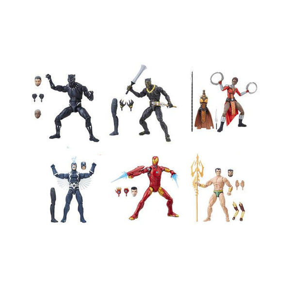Black Panther Wave 1 (Okoye BAF) Marvel Legends 6" Action Figure Case of 6