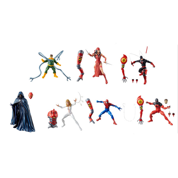 Amazing Spider-Man Wave 10 (SP//dr BAF) Marvel Legends 6" Action Figures Case of 7